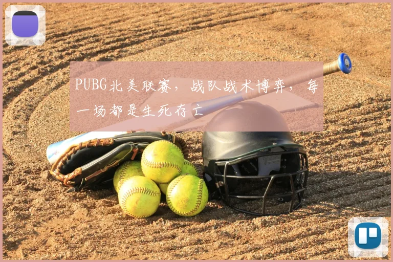PUBG北美联赛，战队战术博弈，每一场都是生死存亡