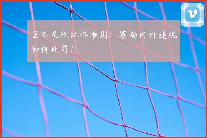 国际足联纪律准则:赛场内外违规如何处罚?